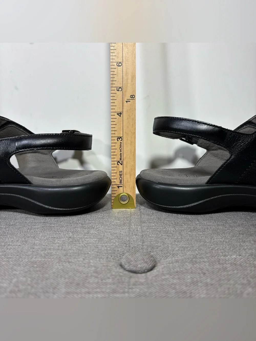 SAS Nuda Heel Strap Leather Sandal- woman’s 8.5 WW